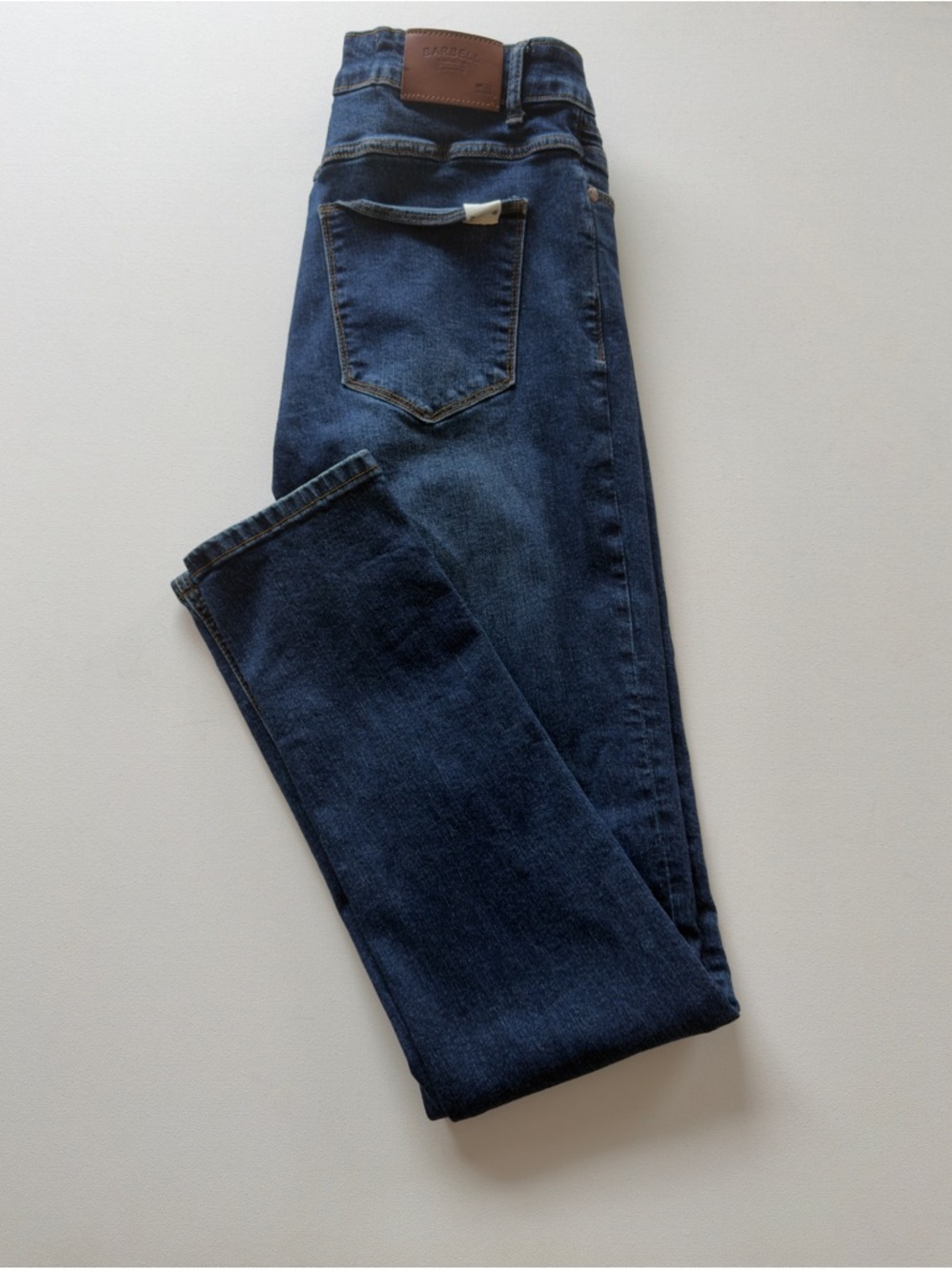 EUC Barbell Apparel Mens Skinny Jeans Navy Stretch Size 30x30 (KB5)